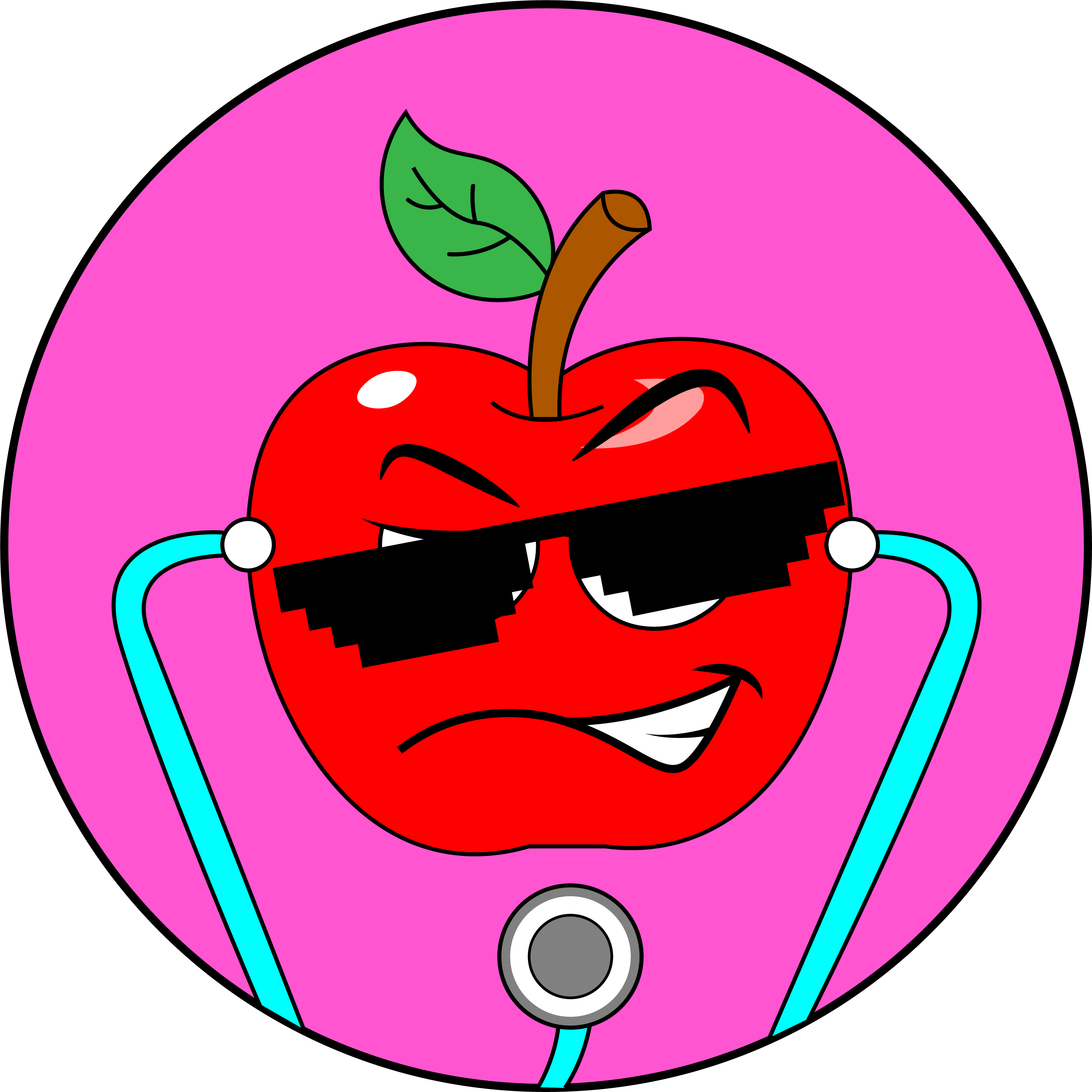 Dr. Apple Games logo